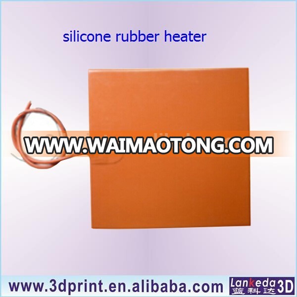 Silicone Rubber RepRap 3D printer heating bed PCB heatbed 300*300mm with 3M Sticker and Thermistor