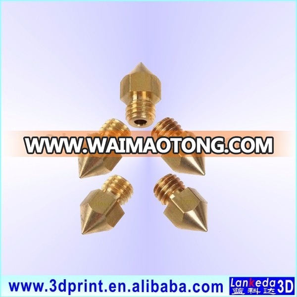 3D Printer Brass Nozzle J-Head Extruder Nozzles 0.2/0.25/0.3/0.4/0.5/0.6/0.8/1.0 mm For 1.75/3.0mm Supplies For 3D V6 & V5